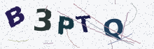 A verification image containing five letters and numbers